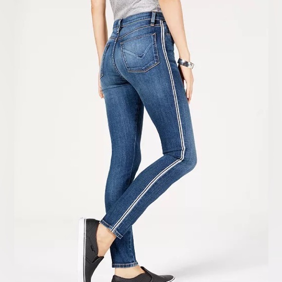 HUDSON Side Stripe Skinny Blue Jean - Picture 3 of 12
